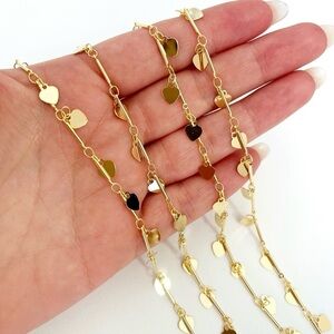 Heart Necklace Perfect for Valentine’s Day with Dangling Hearts